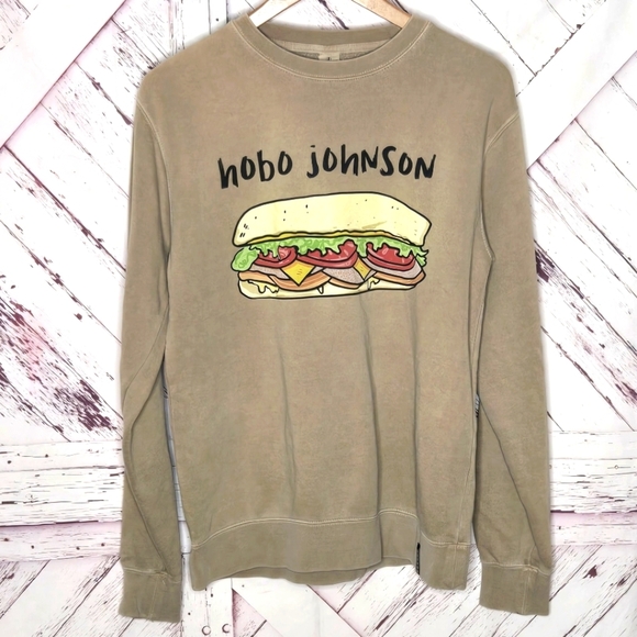 Independent Trading Company Tops - Independent Trading Company Hobo Johnson Hoagie Sandwich Pullover Sweatshirt